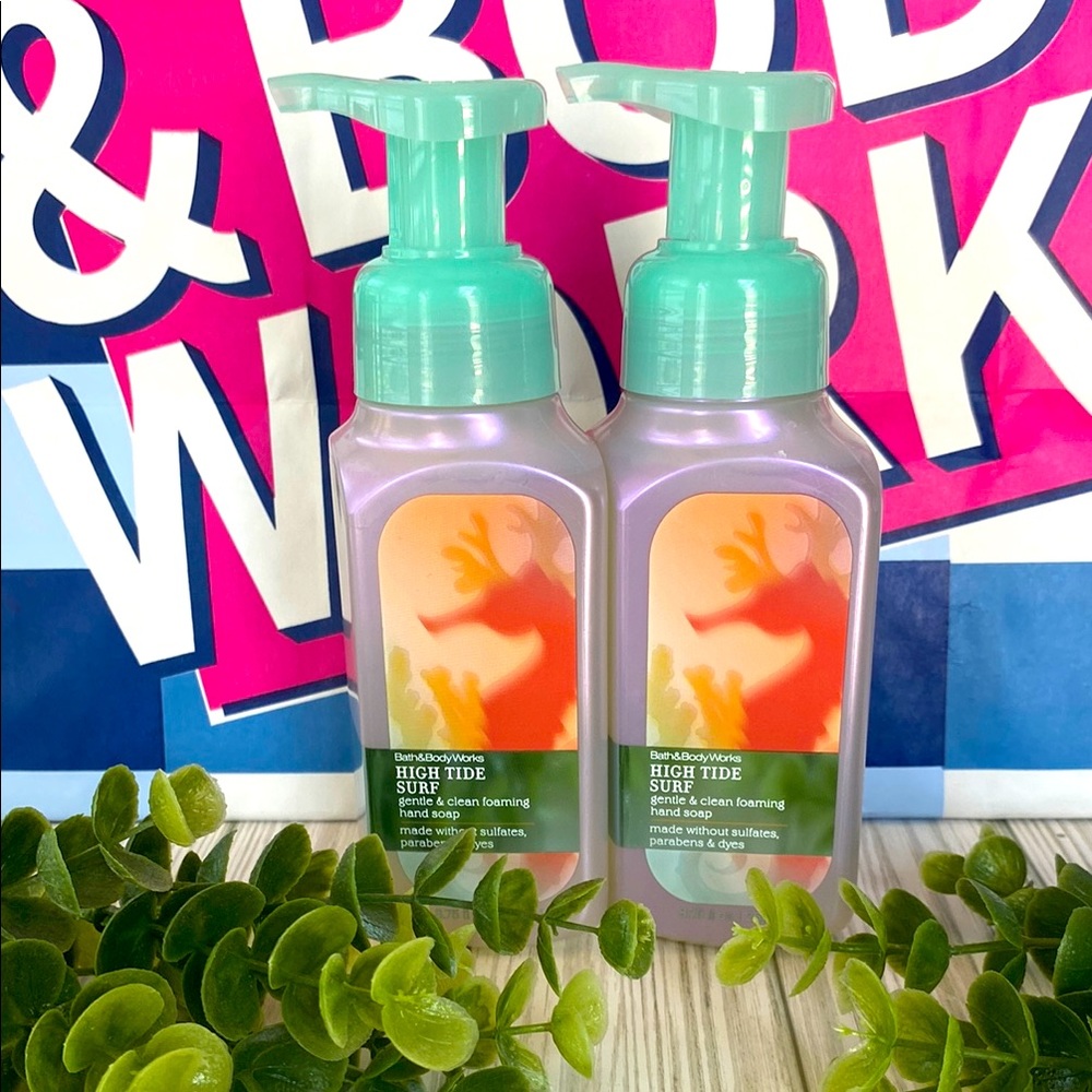 Bath & Body Works Gentle Foaming Hand Soap 2 Pack *HIGH TIDE SURF*